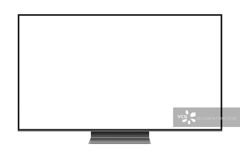 空白OLED 4K电视模板图片素材
