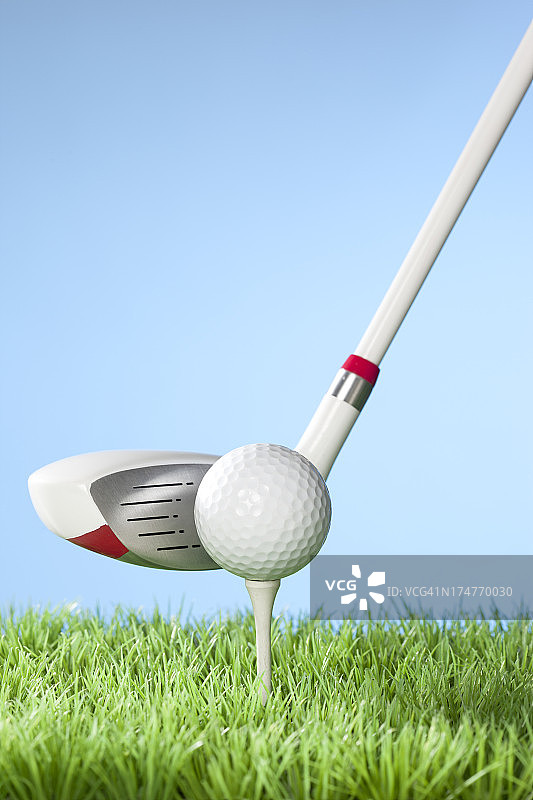 打高尔夫球的概念系列图片素材