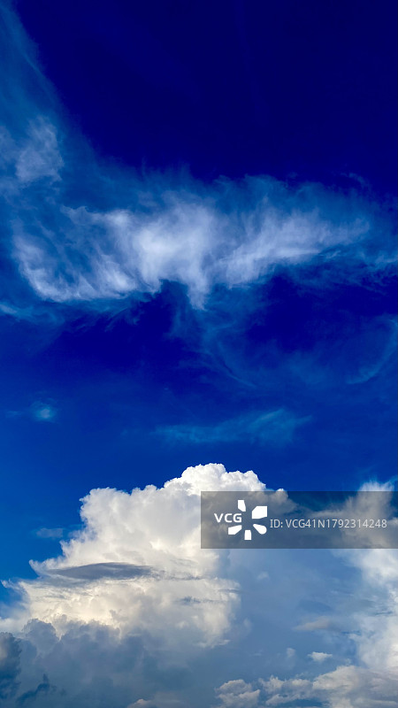 蓝天白云的背景图片素材