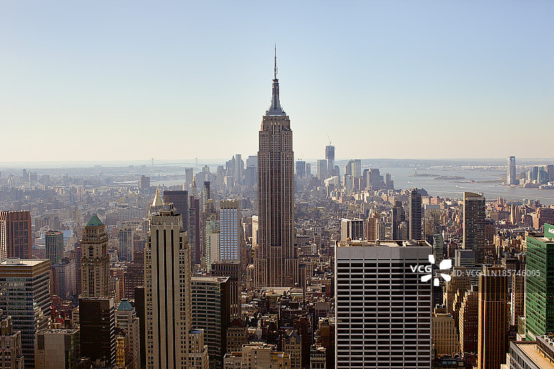 纽约市的摩天大楼图片素材
