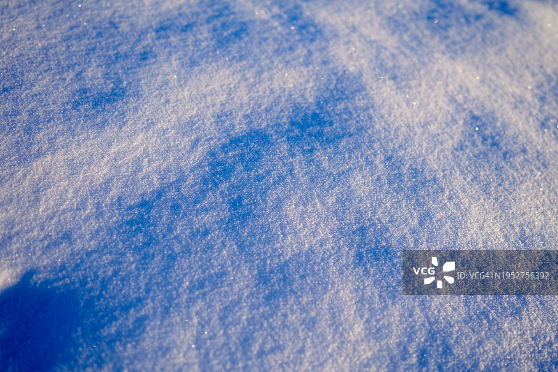 雪的蓝色纹理图片素材