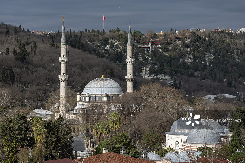 土耳其伊斯坦布尔的Eyup苏丹清真寺图片素材