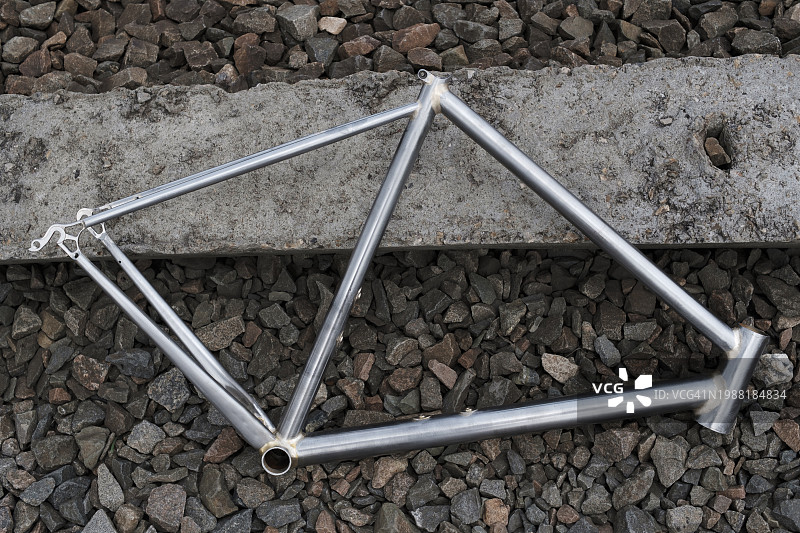 定制钢质自行车架图片素材