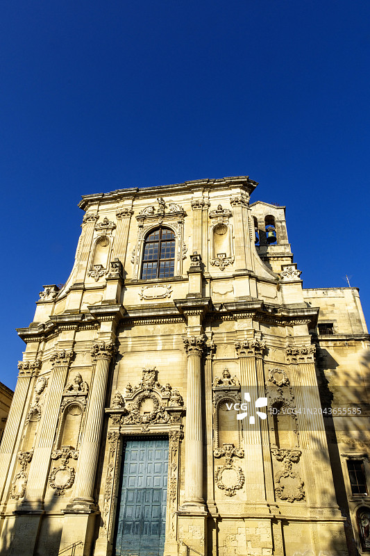 意大利普利亚莱切的圣克莱尔教堂图片素材