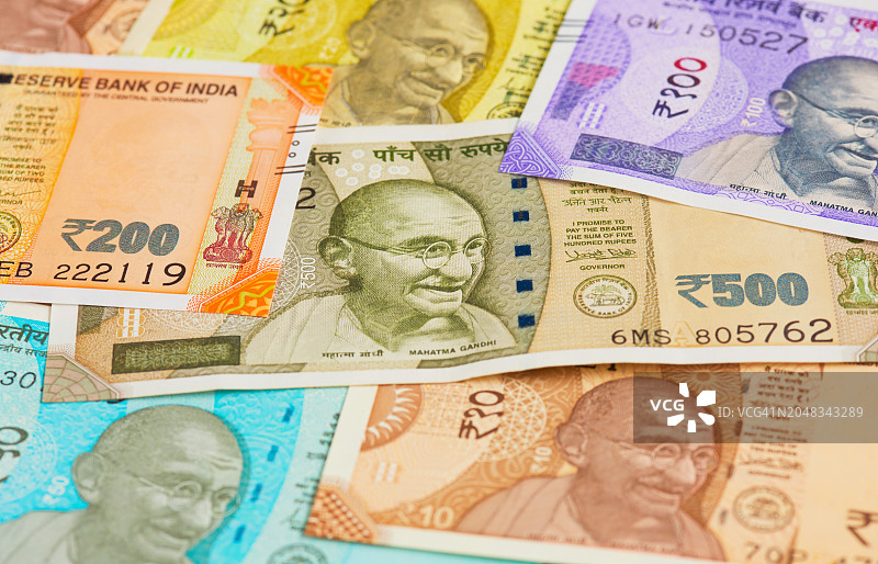 印度纸币图片素材