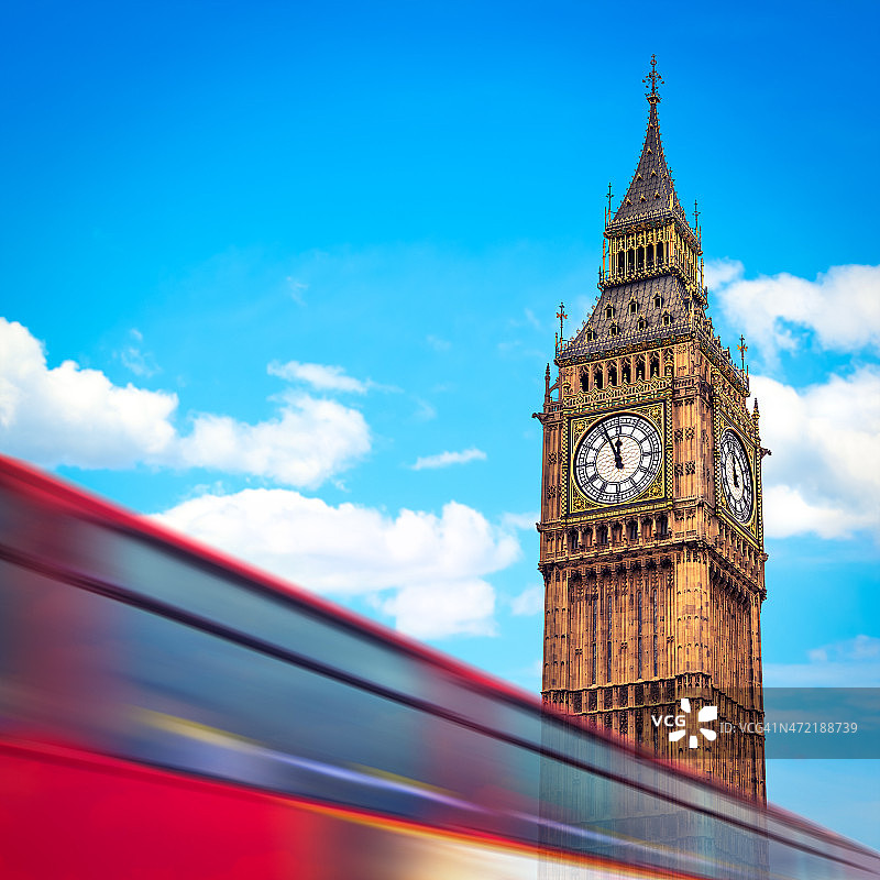 伦敦的大本钟图片素材
