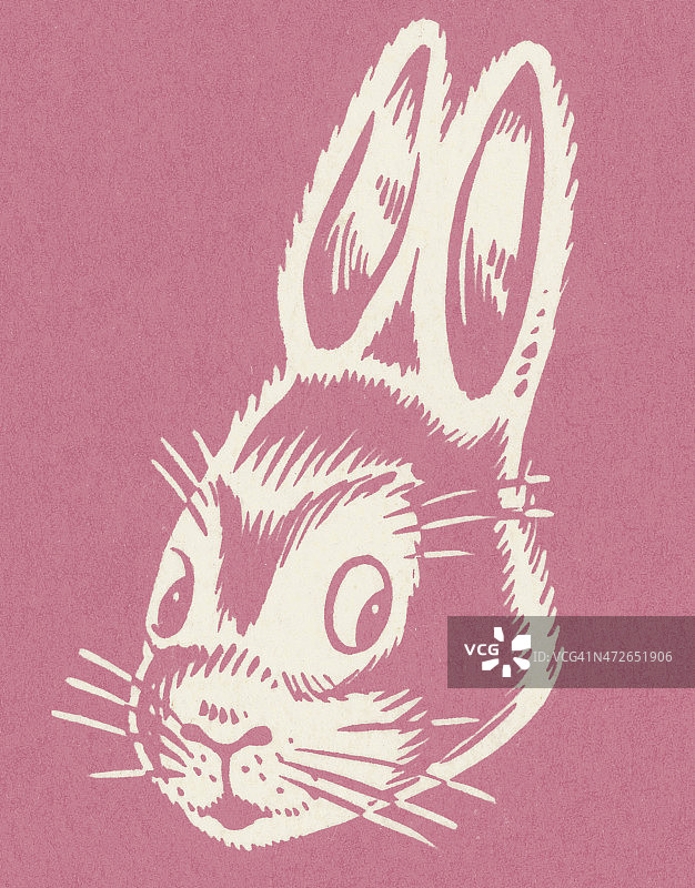 粉红色的兔子图片素材