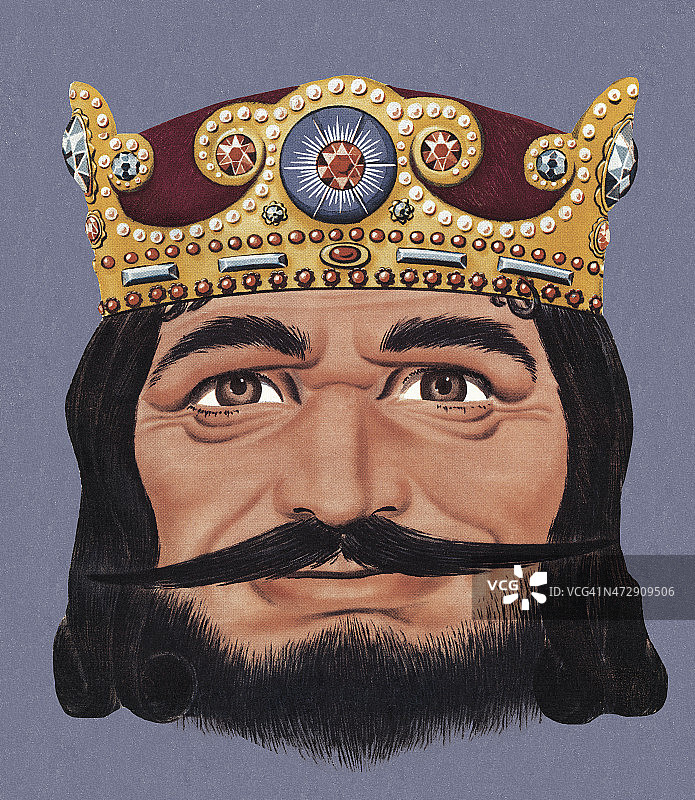 有胡子的国王图片素材