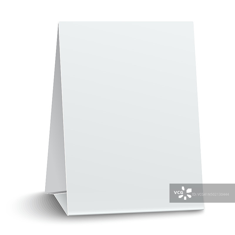 空白纸桌卡隔离图片素材