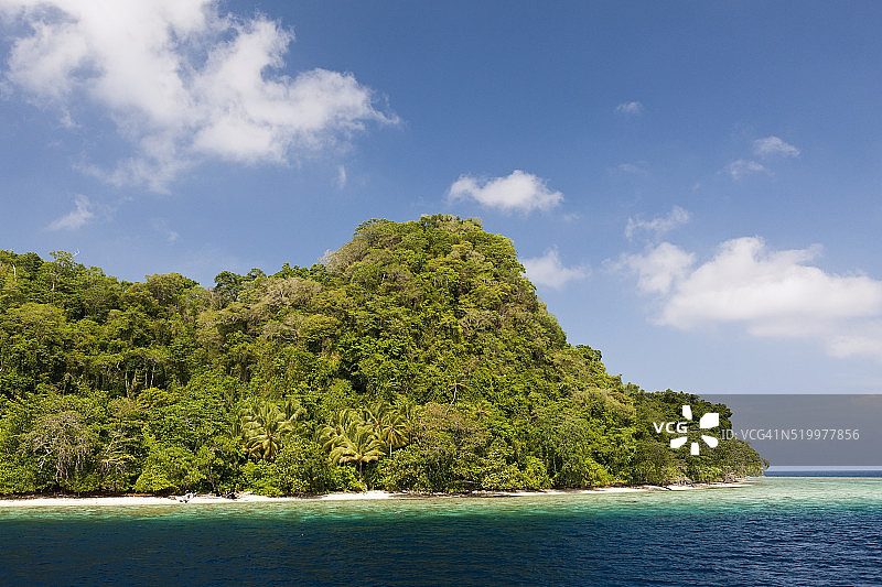 热带岛屿，所罗门群岛图片素材