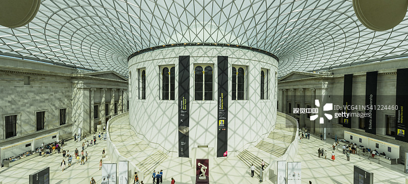大英博物馆的大院图片素材