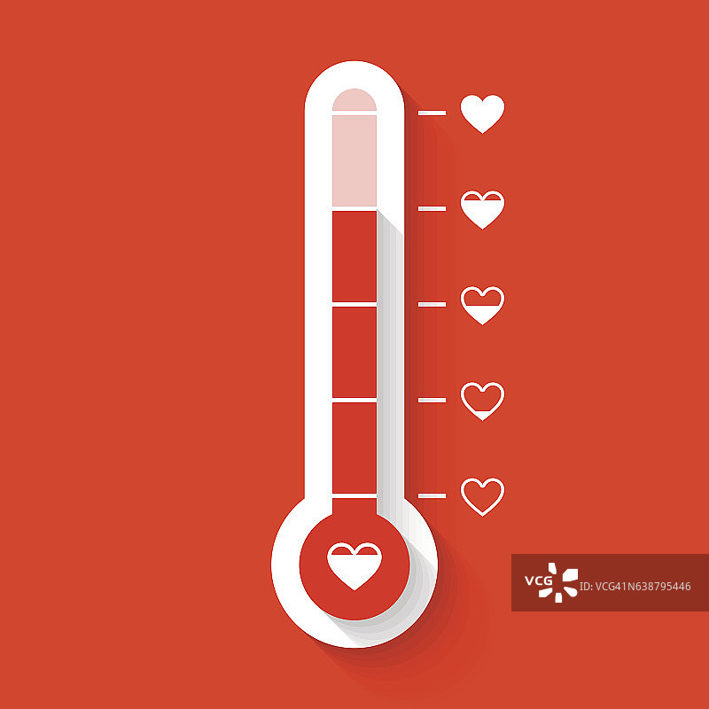 爱情温度计图片素材
