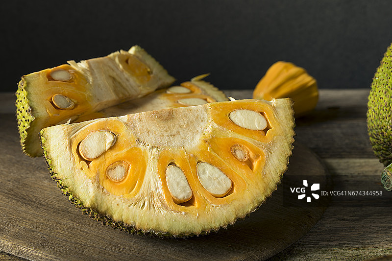 自制新鲜有机菠萝蜜图片素材