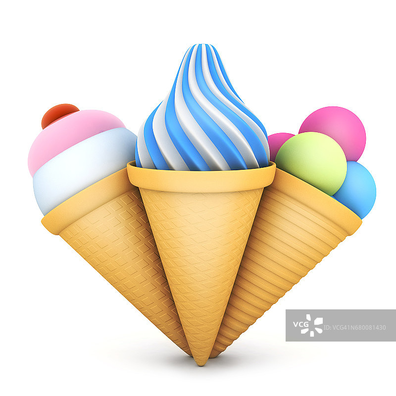 冰淇淋的象征图片素材