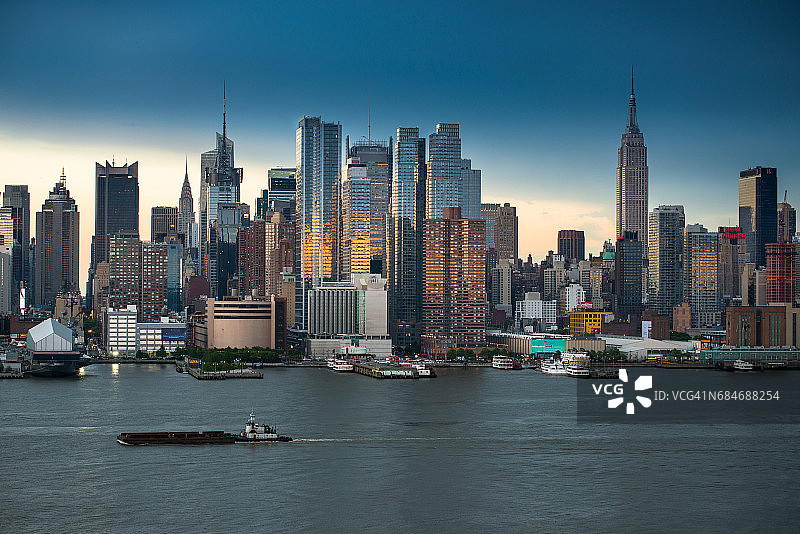 纽约市天际线图片素材