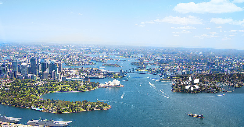 悉尼:鸟瞰图图片素材