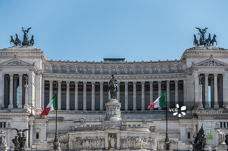 维托里奥·伊曼纽尔二世纪念碑，罗马，拉齐奥，意大利图片素材