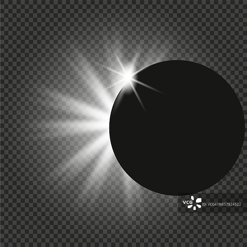 Eclipse矢量插图。集图片素材