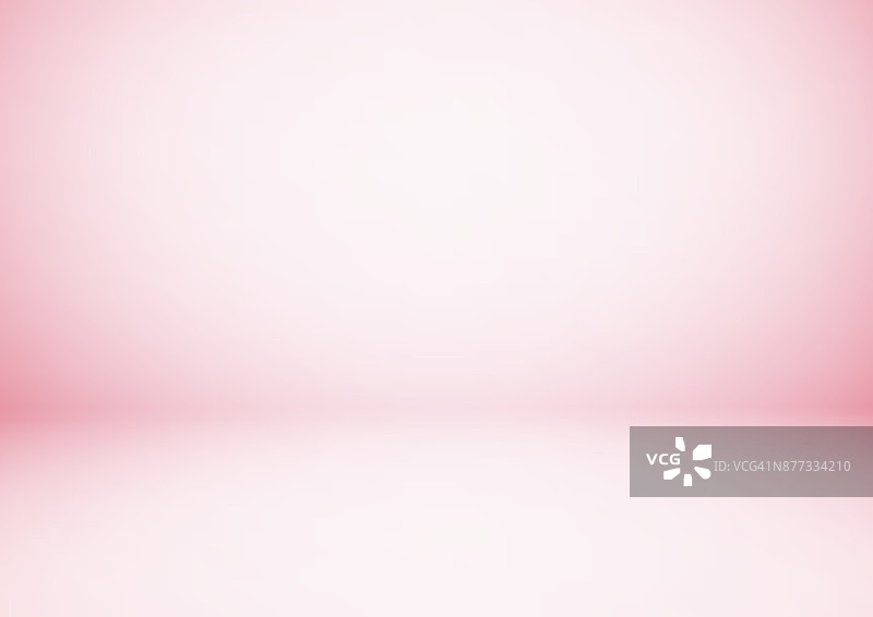 空的粉红色工作室，用作背景展示您的产品图片素材