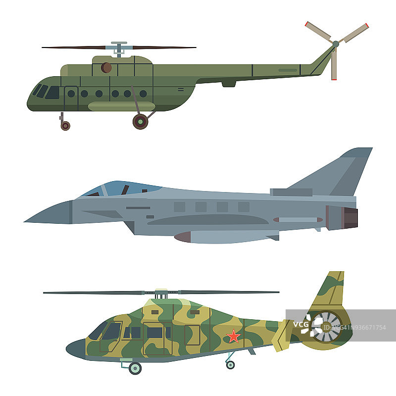 军用运输矢量直升机技术陆军军用飞机和工业装甲防御运输武器插图图片素材