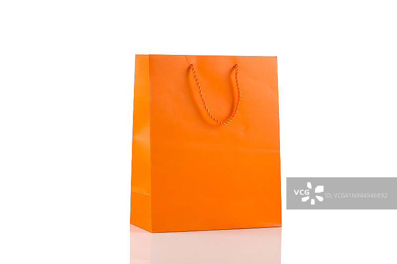 橙色的纸袋图片素材