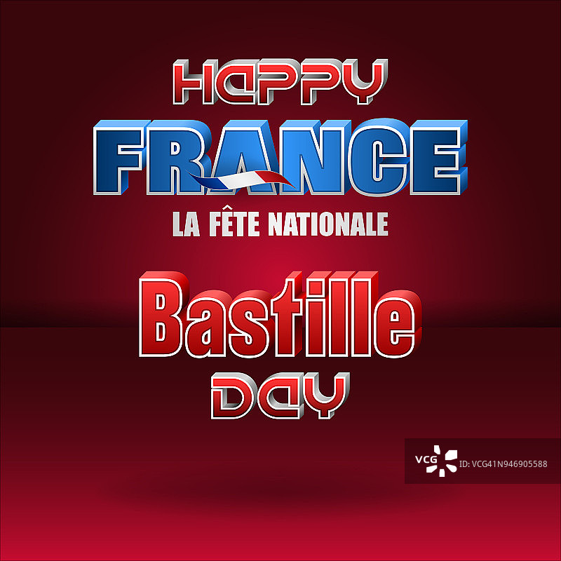 巴士底日，法国的国庆日图片素材