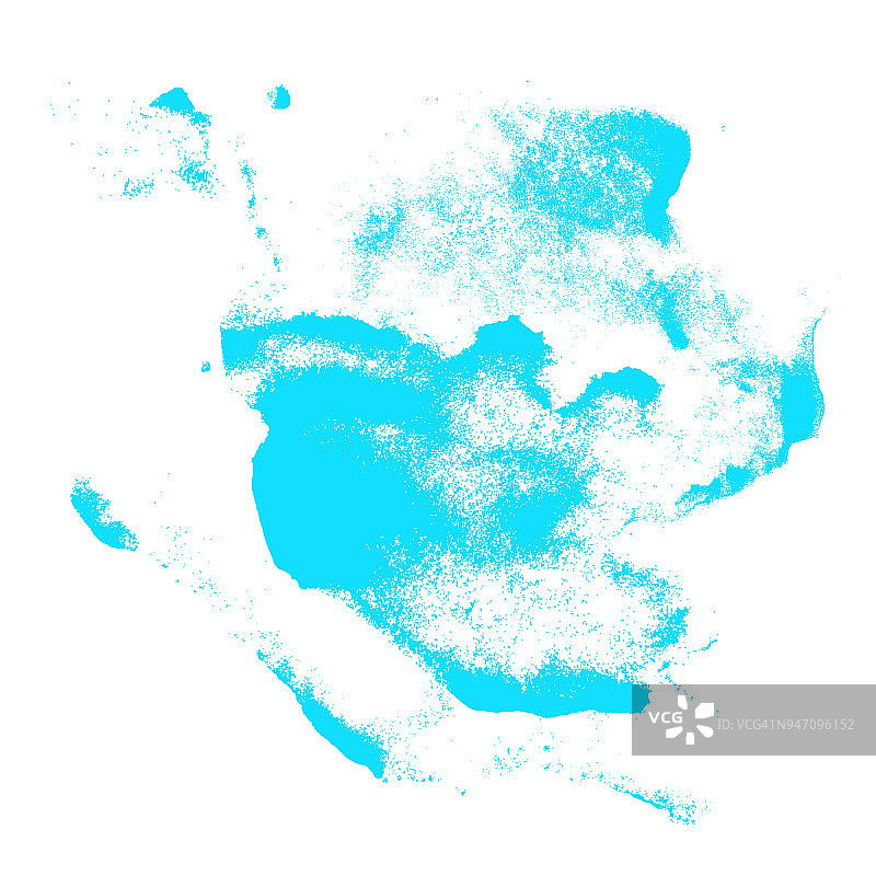 抽象水彩蓝笔刷图片素材