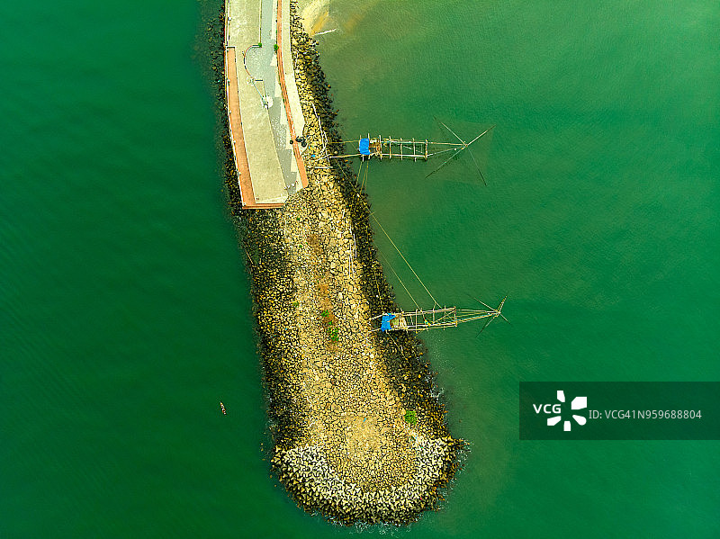 喀拉拉邦的中国渔网图片素材