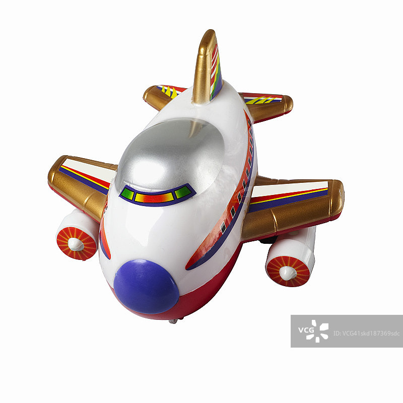玩具飞机的特写图片素材