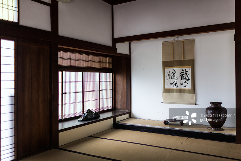 传统日本住宅，室内，南禅寺，京都，日本图片素材