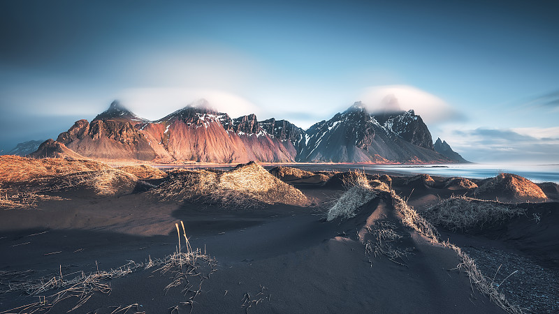 冰岛蝙蝠山图片素材