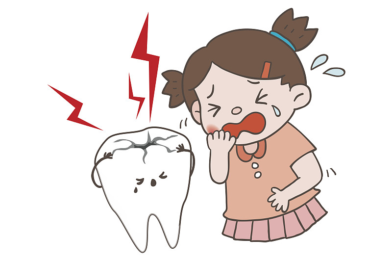 牙痛的图片卡通图片