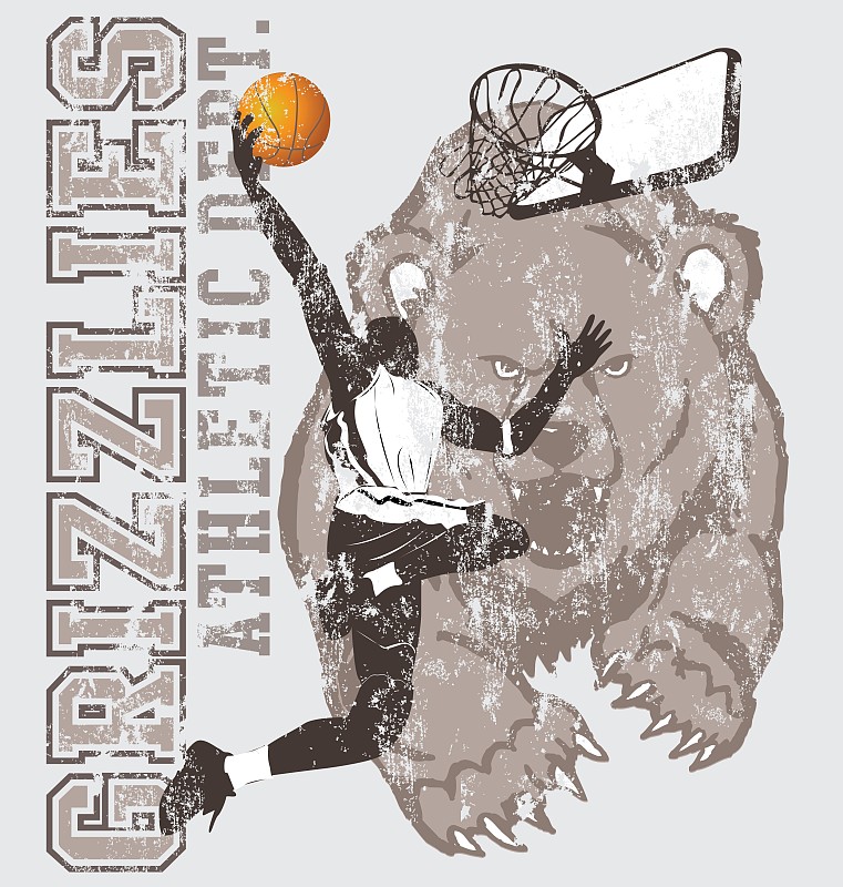 灰熊篮球图片素材