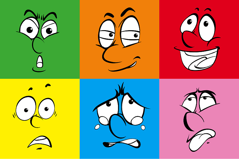 不同表情的心情脸谱图片