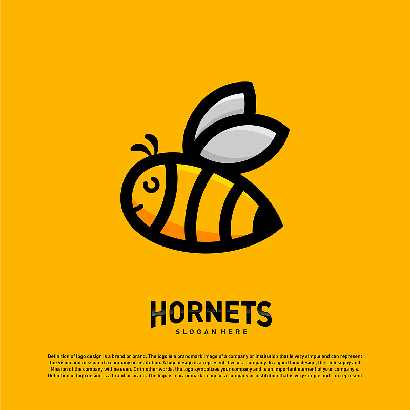 蜜蜂logo1图片素材