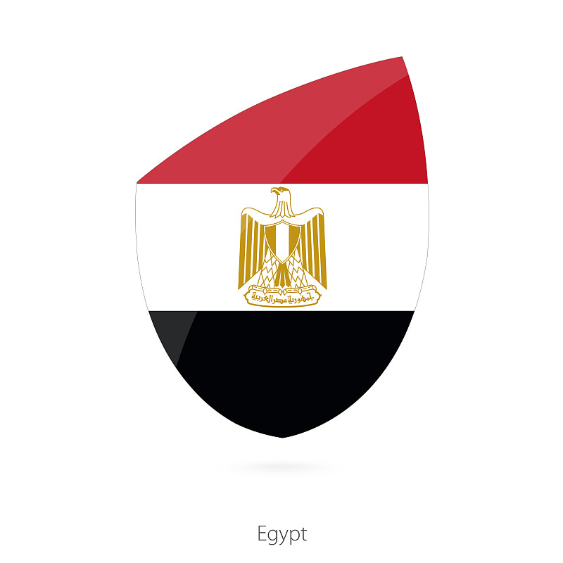 埃及国旗简笔画涂色图片