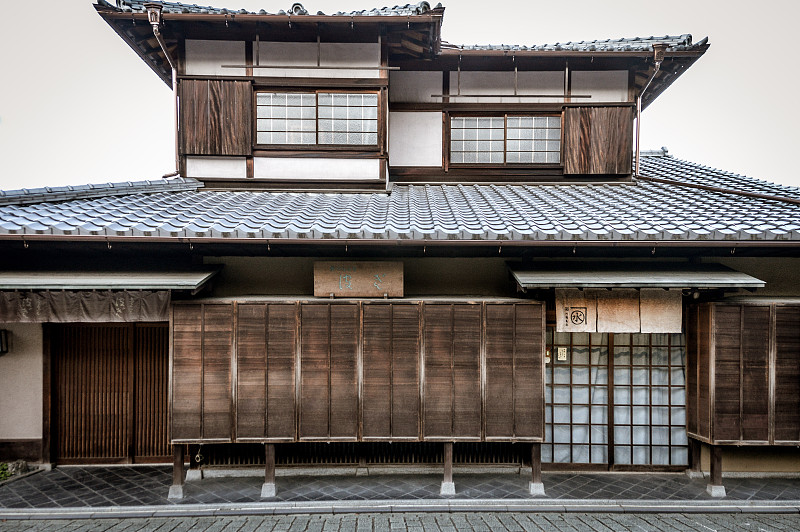 位于日本京都的传统日本建筑图片下载