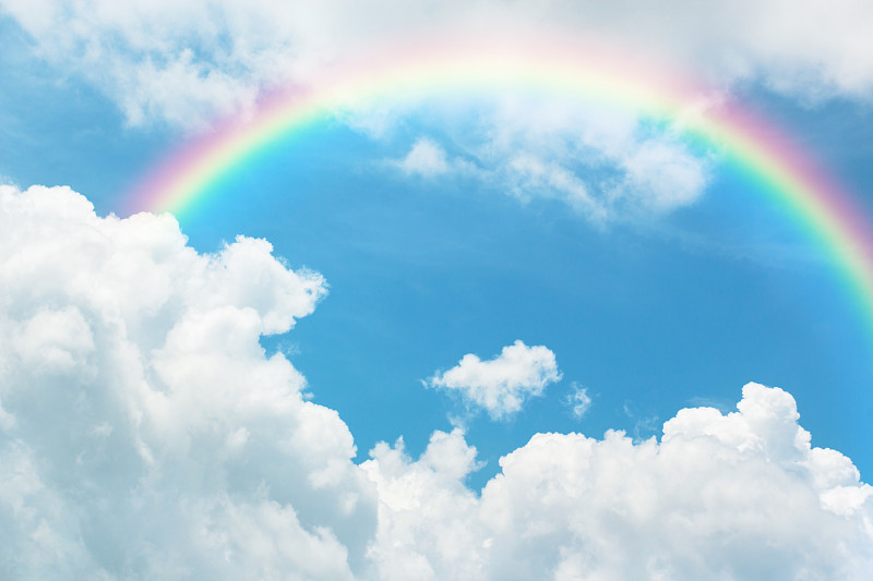 彩虹在天空图片下载