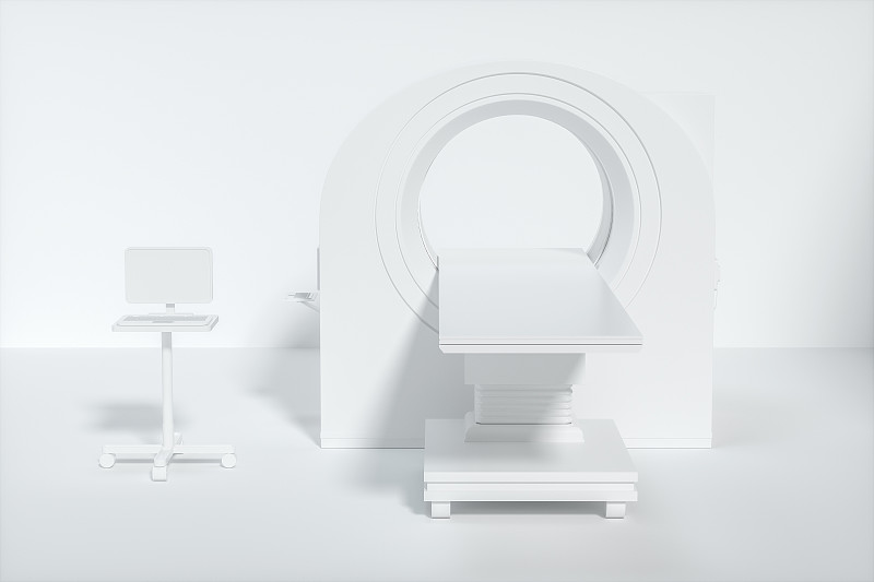 医疗设备CT机 现代医疗设施 三维渲染图片下载