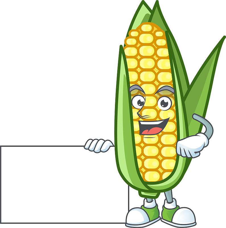 玉米拟人简笔画图片