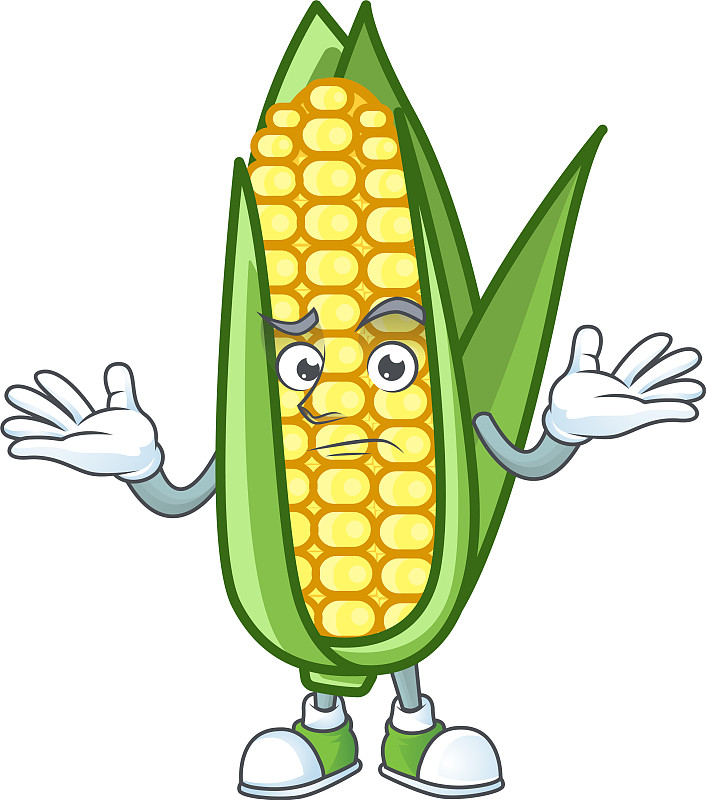 玉米图画卡通图片