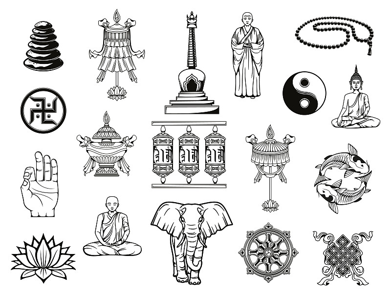 佛教代表图案图片