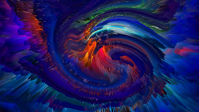 抽象色彩宇宙爆炸炫酷创意背景艺术图片下载