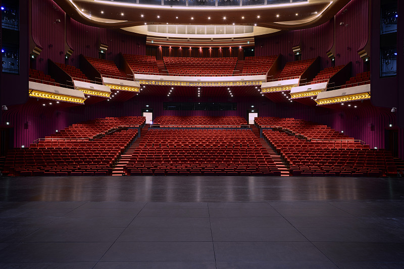 北京国家大剧院舞台和观众席图片素材