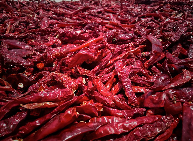 全帧红辣椒，阿什塔，印度图片素材