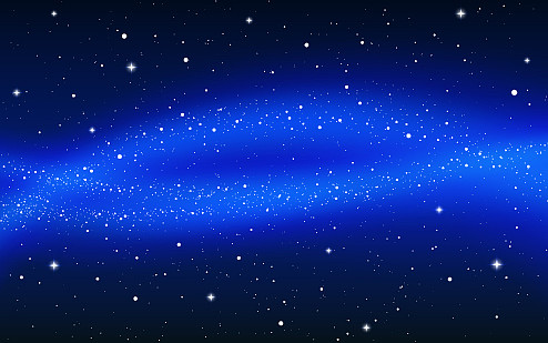 银河系和神奇的星尘空间背景图片下载