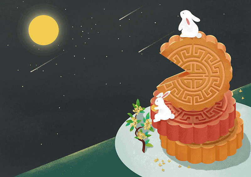 中秋节月饼图片下载