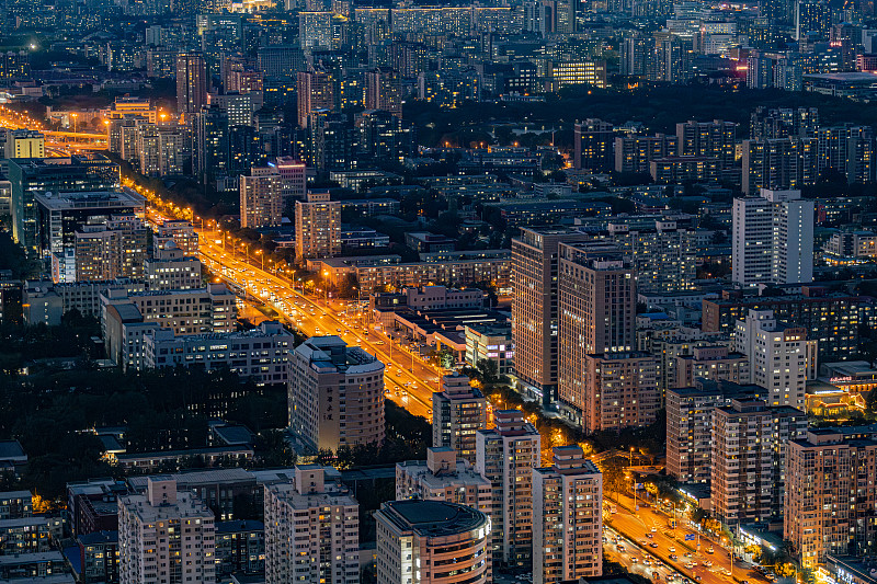 北京城市夜景（Night view of Beijing city）图片下载