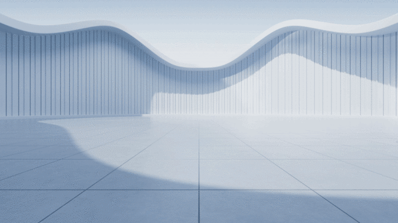 创意简约曲线建筑背景3D渲染图片下载