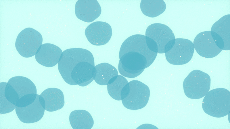 水中溶解的气泡3D渲染图片下载